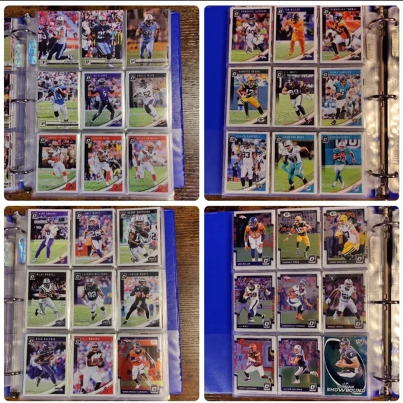Panini Donruss Football Card Collection In Collector's Album Stars-RC 40 Pages